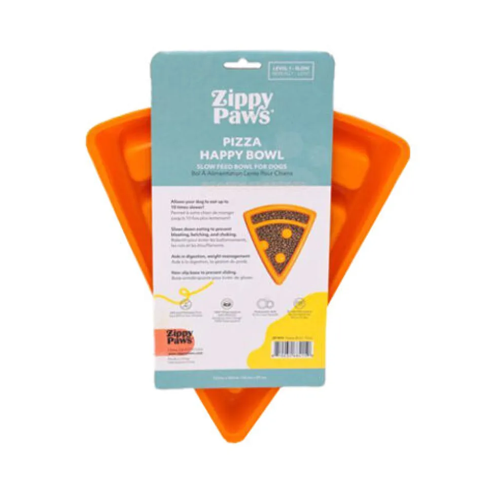 ZippyPaws Happy Bowl Pizza