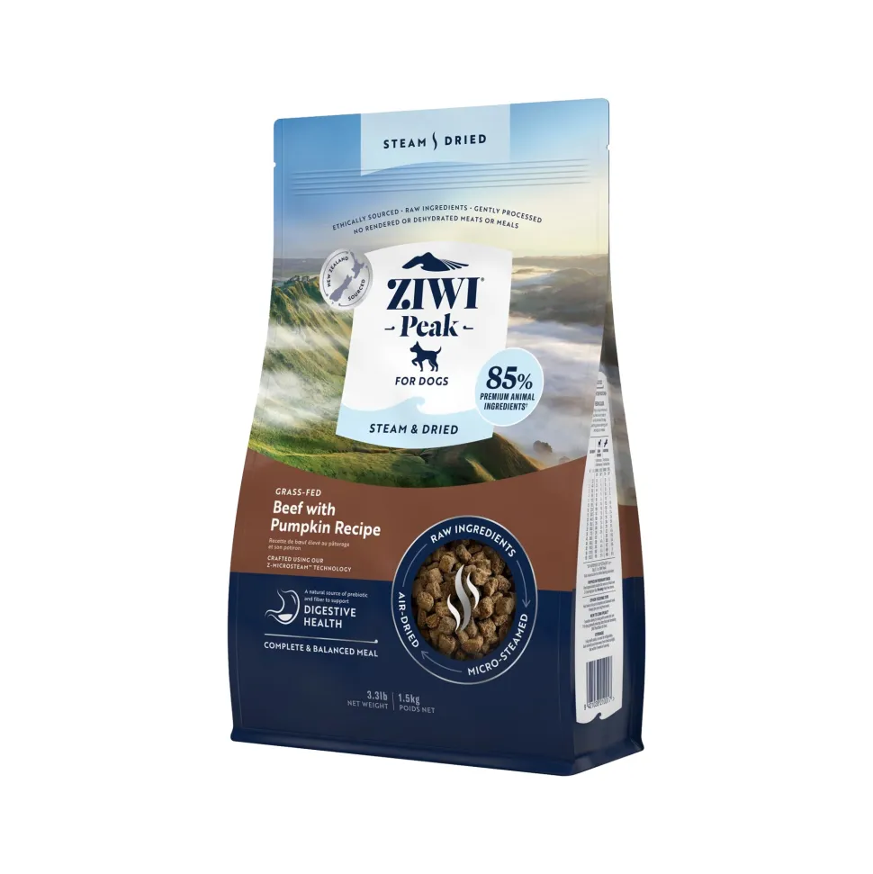 Ziwi Peak Steam & Dried hondenvoeding - Rund