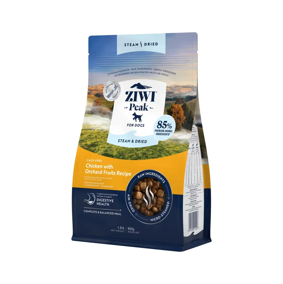 Ziwi Peak Steam & Dried hondenvoeding - Kip
