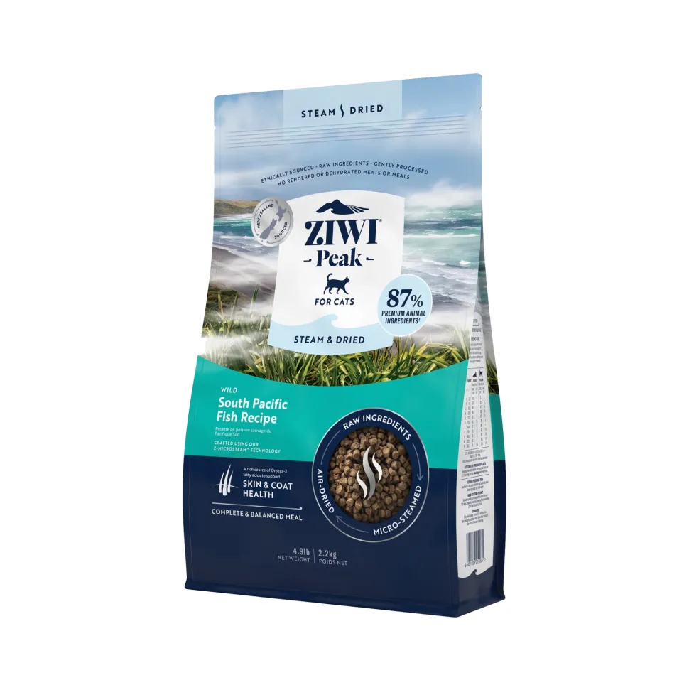 Ziwi Peak Steam & Dried kattenvoeding - Vis